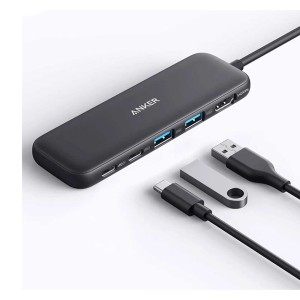 هاب 5 پورت انکر USB-C مدل A8355